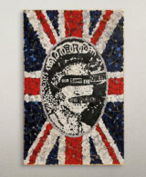 Oscar Baccilieri visual artist, SANDPAPER / CARTA VETRATA : Evolution - Punk, 2024