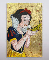 Oscar Baccilieri visual artist, SANDPAPER / CARTA VETRATA : Femme fatale, 2024